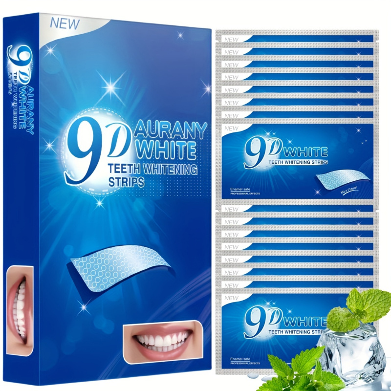Teeth Whitening Near Me - 21 пара 9D белых полосок для