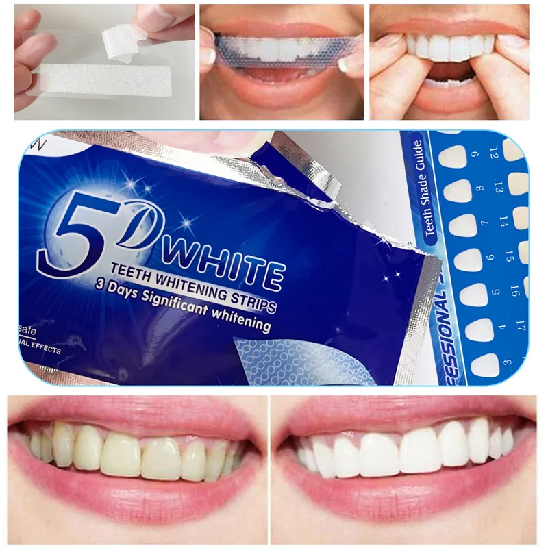 Teeth Whitening Near Me - 1-12 шт. 5D отбеливающие наклейки для