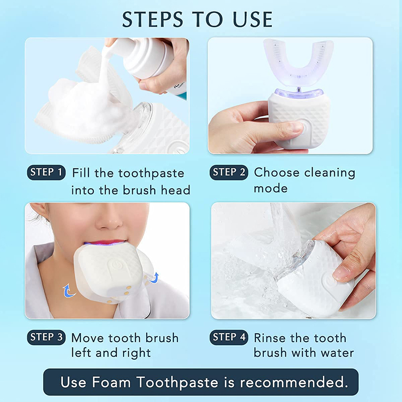 U-образная перезаряжаемая ламп – обзор и цена Teeth Whitening Kit