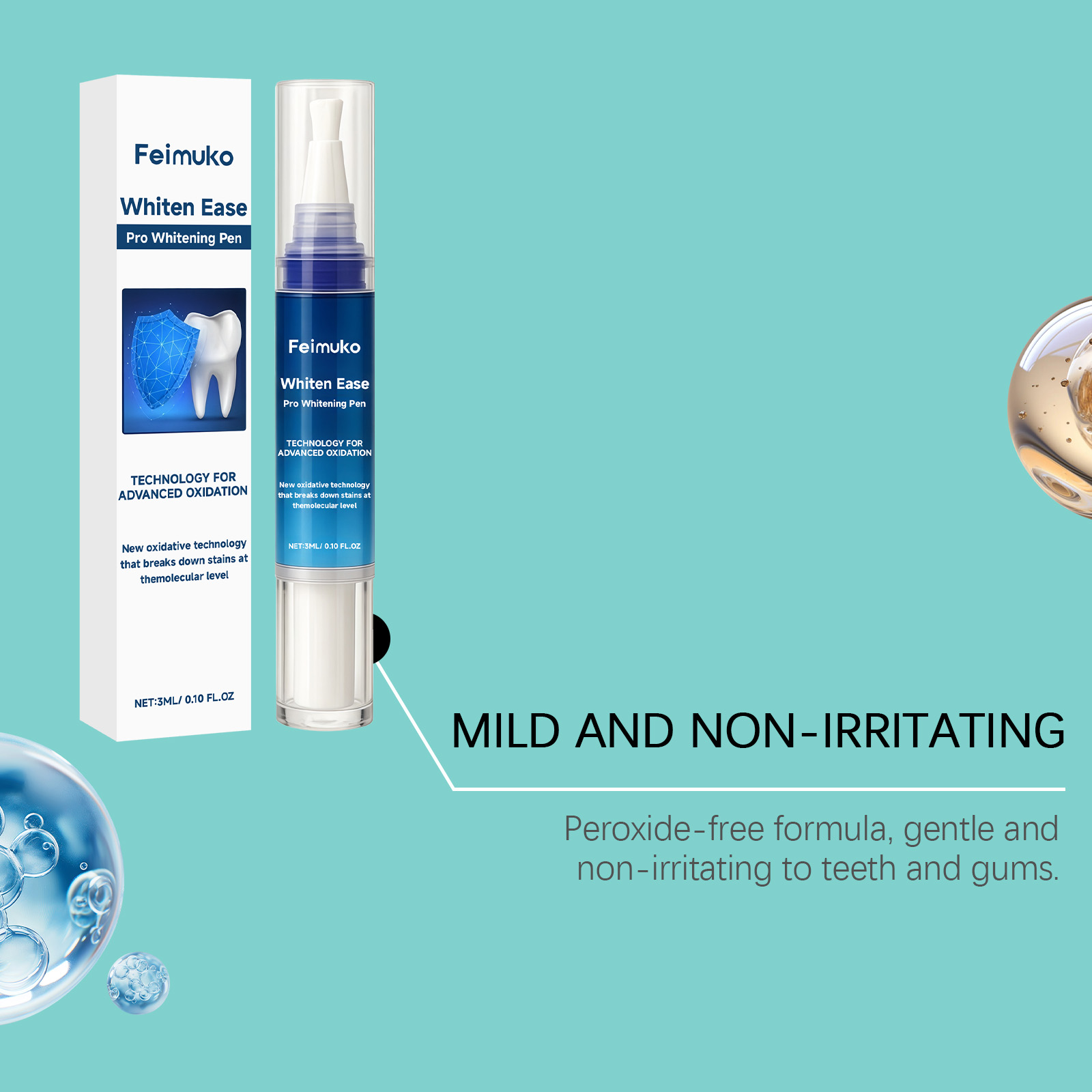 Отбеливающая ручка Feimuko 3 м – обзор и цена Teeth Whitening Pens