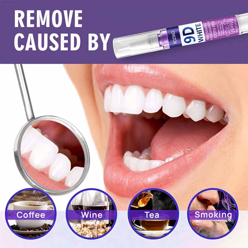 ROZINO 9D Отбеливающая зубная  – обзор и цена Teeth Whitening Pens